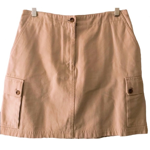 JONES New York Khaki Cargo Skirt Size 10 (fits like an 8) - Picture 1 of 5